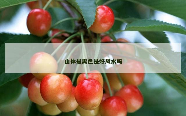 山体是黑色是好风水吗