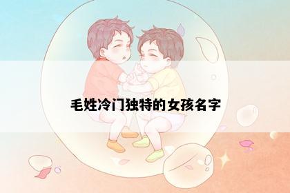 毛姓冷门独特的女孩名字