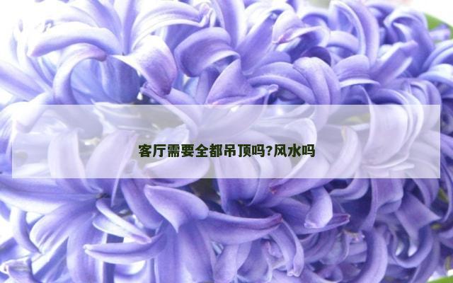 客厅需要全都吊顶吗?风水吗