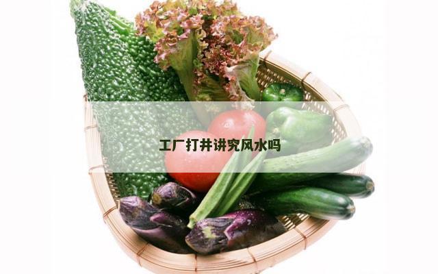 工厂打井讲究风水吗