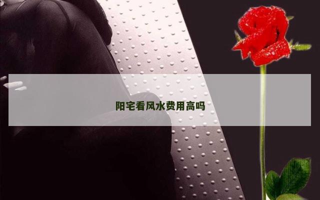 阳宅看风水费用高吗