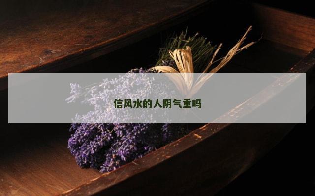 信风水的人阴气重吗