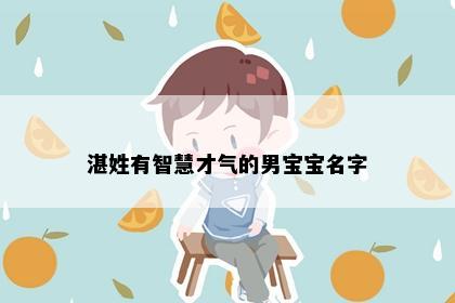 湛姓有智慧才气的男宝宝名字