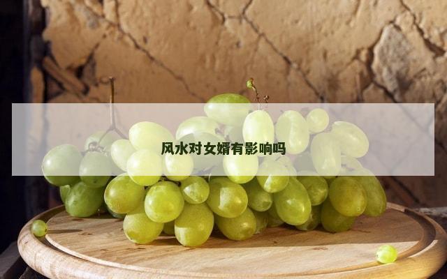 风水对女婿有影响吗