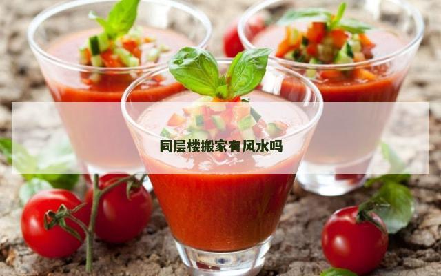 同层楼搬家有风水吗