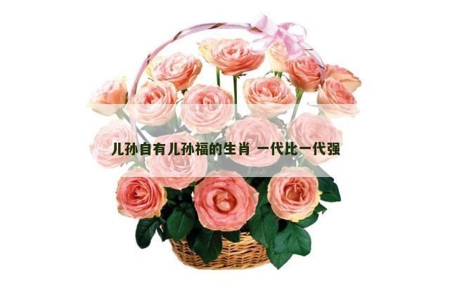 儿孙自有儿孙福的生肖 一代比一代强