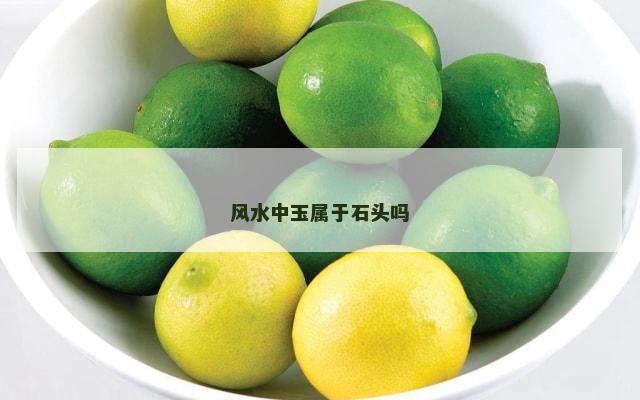 风水中玉属于石头吗