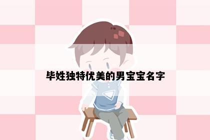 毕姓独特优美的男宝宝名字