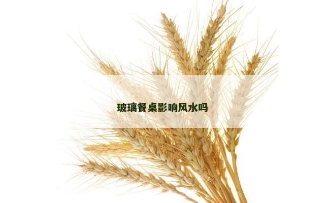 玻璃餐桌影响风水吗