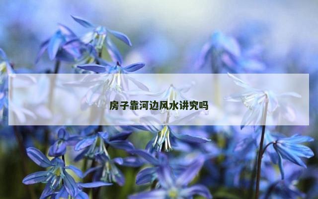 房子靠河边风水讲究吗