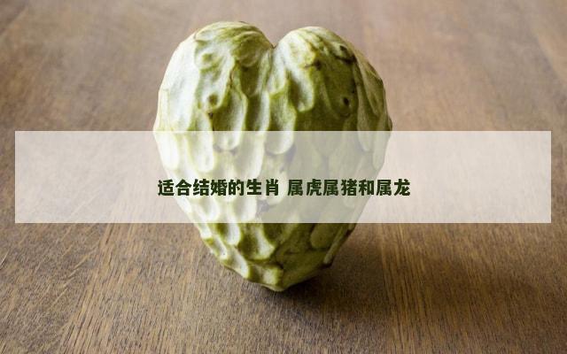适合结婚的生肖 属虎属猪和属龙