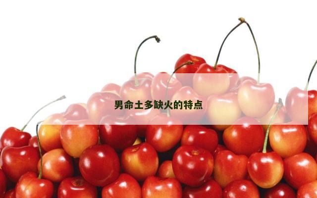 男命土多缺火的特点