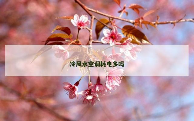 冷风水空调耗电多吗