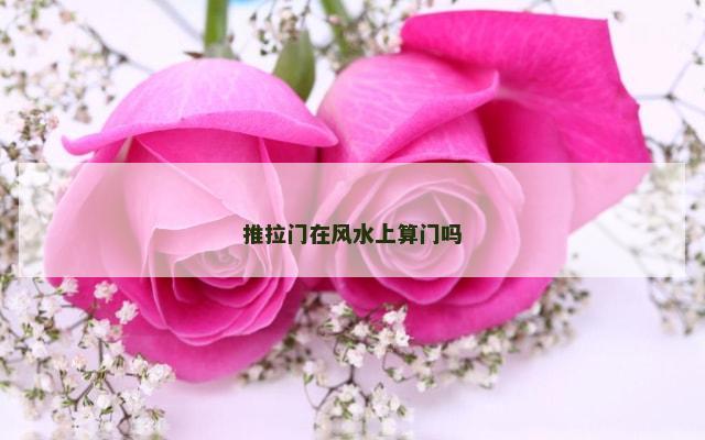 推拉门在风水上算门吗