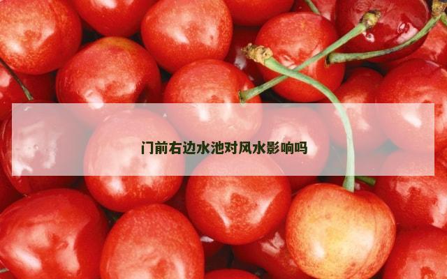 门前右边水池对风水影响吗