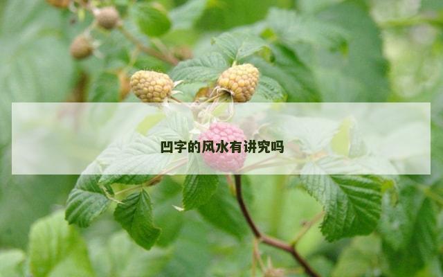 凹字的风水有讲究吗