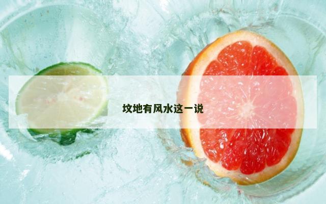 坟地有风水这一说