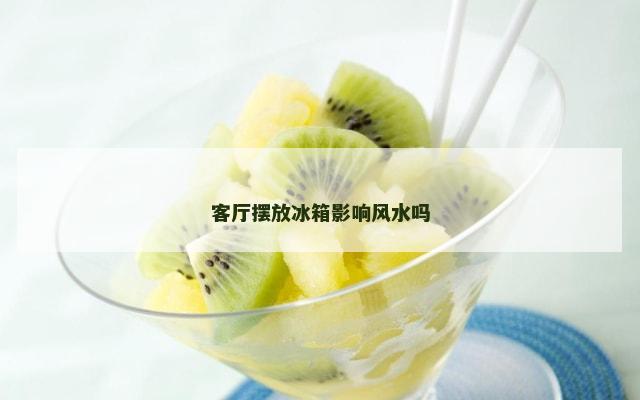 客厅摆放冰箱影响风水吗