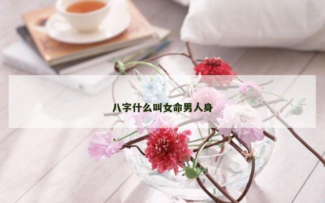 八字什么叫女命男人身