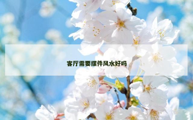 客厅需要摆件风水好吗