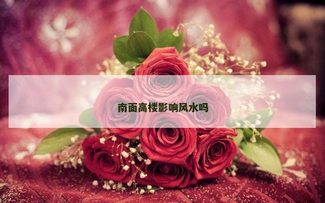 南面高楼影响风水吗