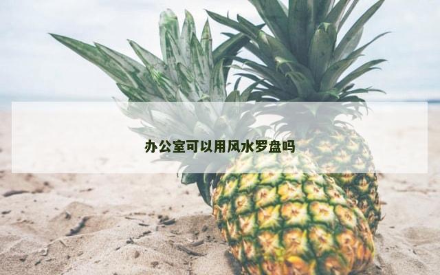 办公室可以用风水罗盘吗