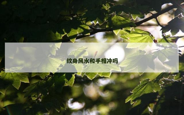 纹身风水和手相冲吗