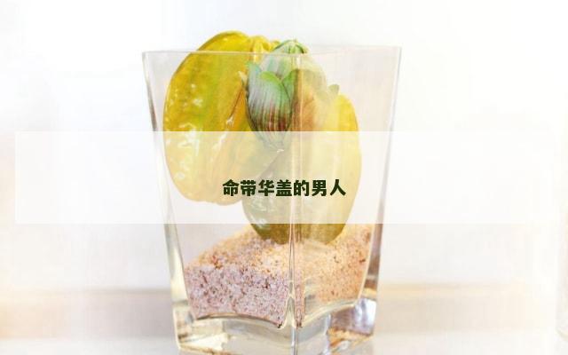 命带华盖的男人
