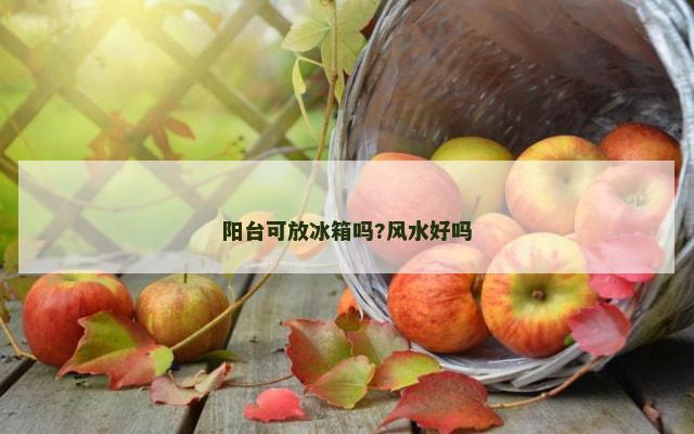 阳台可放冰箱吗?风水好吗