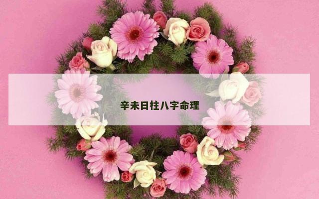 辛未日柱八字命理