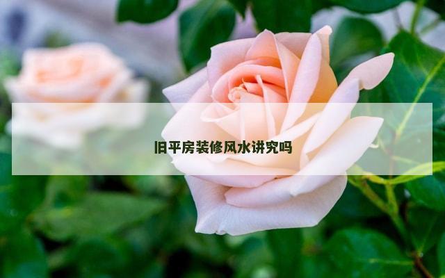 旧平房装修风水讲究吗