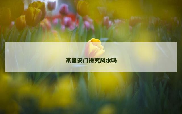 家里安门讲究风水吗