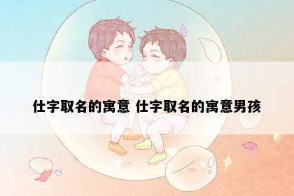 仕字取名的寓意 仕字取名的寓意男孩