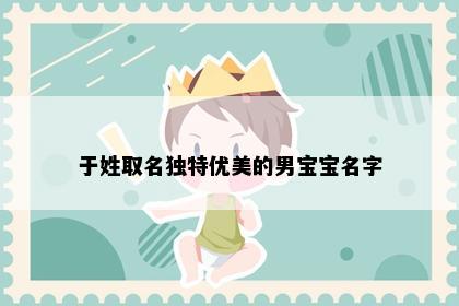 于姓取名独特优美的男宝宝名字