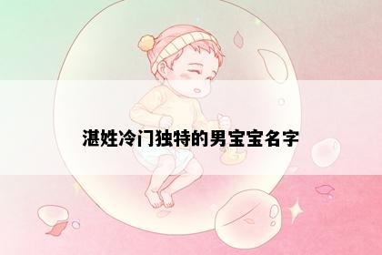 湛姓冷门独特的男宝宝名字