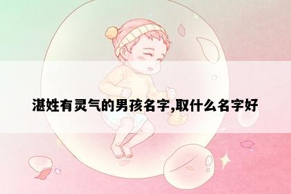湛姓有灵气的男孩名字,取什么名字好