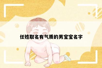 任姓取名有气质的男宝宝名字