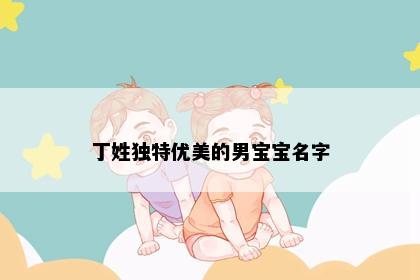 丁姓独特优美的男宝宝名字