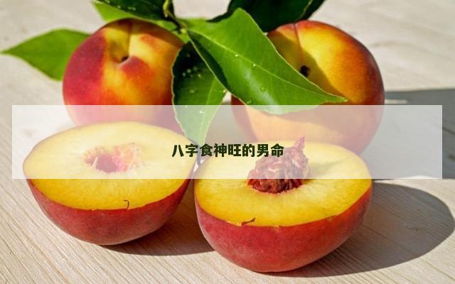 八字食神旺的男命