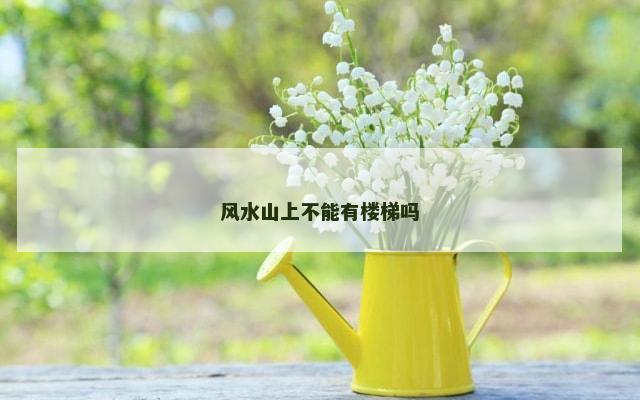 风水山上不能有楼梯吗