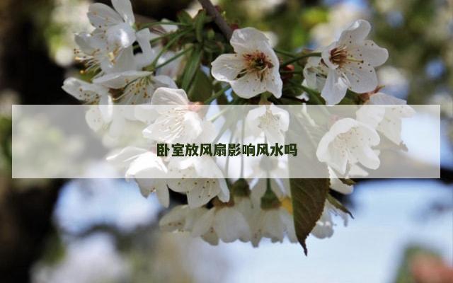 卧室放风扇影响风水吗