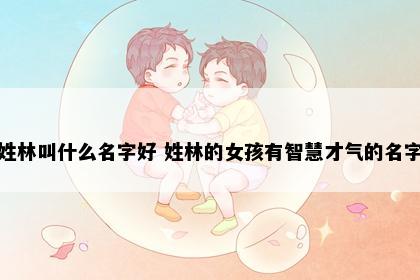 姓林叫什么名字好 姓林的女孩有智慧才气的名字