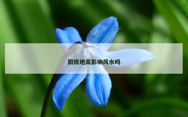 厨房地高影响风水吗