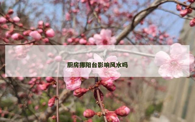 厨房挪阳台影响风水吗