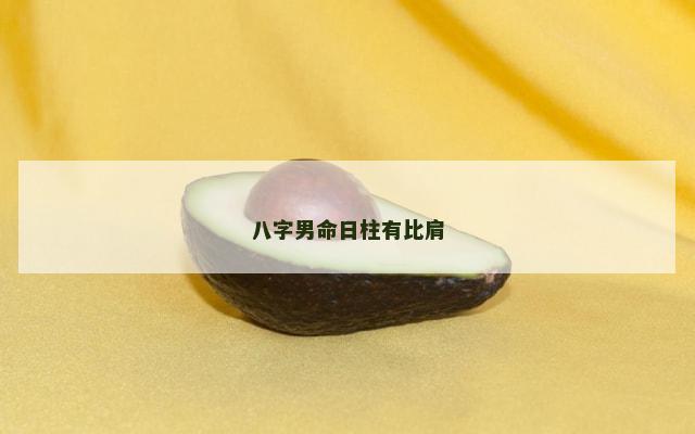 八字男命日柱有比肩