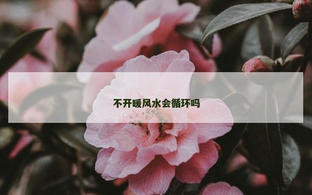不开暖风水会循环吗