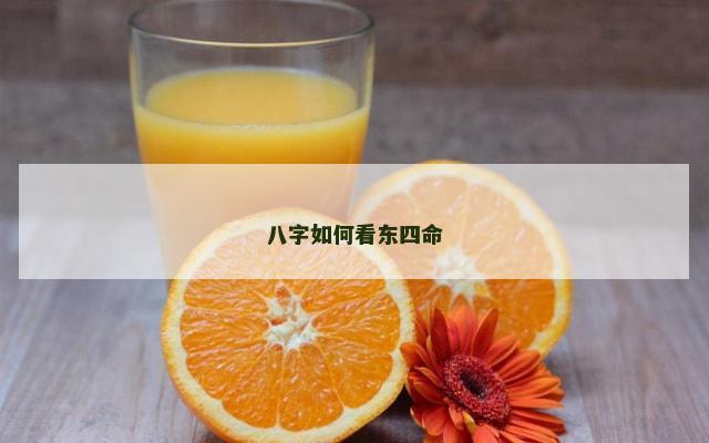 八字如何看东四命
