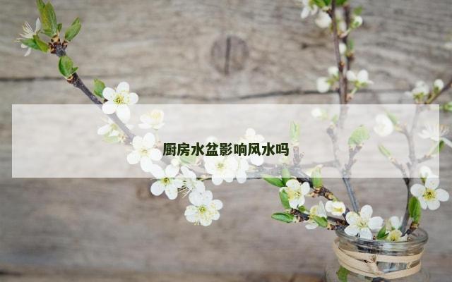 厨房水盆影响风水吗