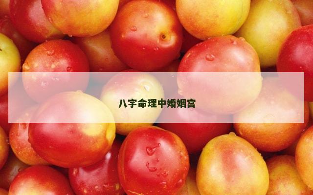 八字命理中婚姻宫