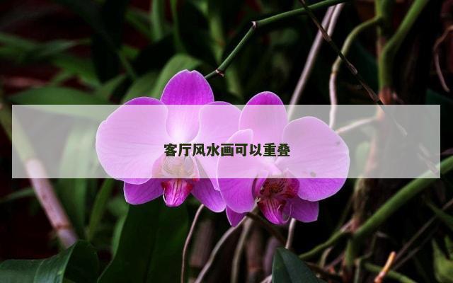 客厅风水画可以重叠